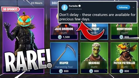 Halloween is fast approaching and fortnite will be celebrating with a third event. The NEXT RARE Skins Are In This Item Shop (Fortnite) - YouTube