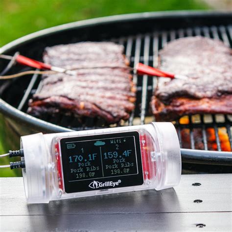 Grilleye Max Wireless Grilling And Smoker Smart Thermometer W 4 Probes