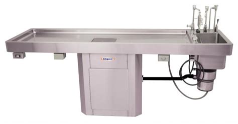 Autopsy Table Pedestal Style With Elevating And Bariatric Options