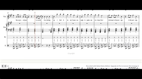 Making an appearance on the ep and their debut studio album, night visions, as the opening track, the song was first sent to radio on april 2, 2012 and again on october. Radioactive-Imagine Dragons sheet music piano/violin/vocals/bass guitar tab/drums cover tutorial ...