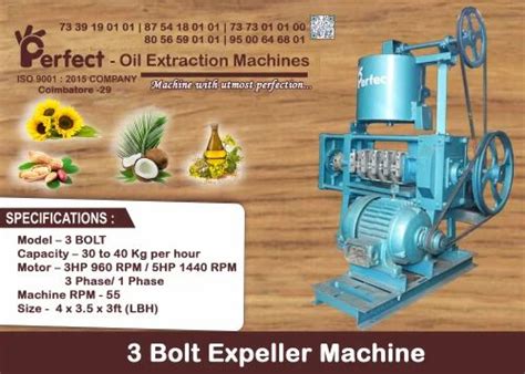 Commercial Expeller Automatic Oil Extraction Machine Capacity Up To Ton Day At Rs