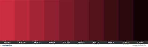 Cranberry Shade Colors Palette Colorswall