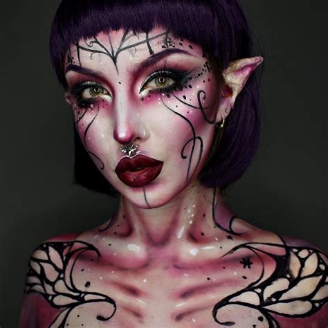 Facepaint And Sfx Makeup Personas Dark Fairy Makeup Fairy Halloween