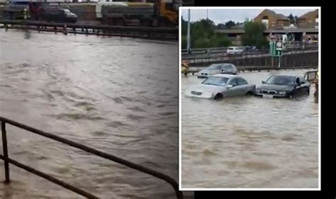 London News Chaos As North Circular Flood Sparks Closure Motorists