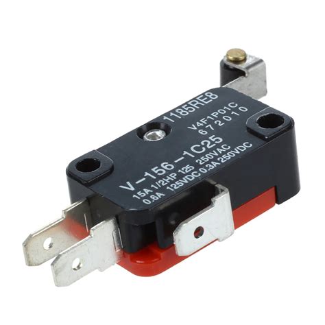 Microswitch 15a V 156 1c25 Pin Plunger Snap Action Spdt Micro Switch In