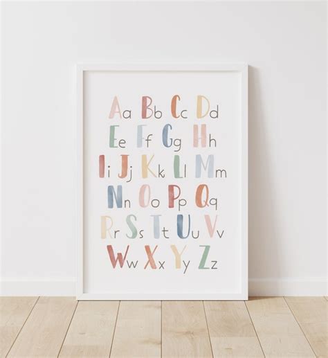 Shop Only Authentic French Alphabet Educational Poster Laminated For
