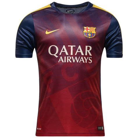 Barcelona Trænings T Shirt Squad Pre Match Blårødorange Unisportdk