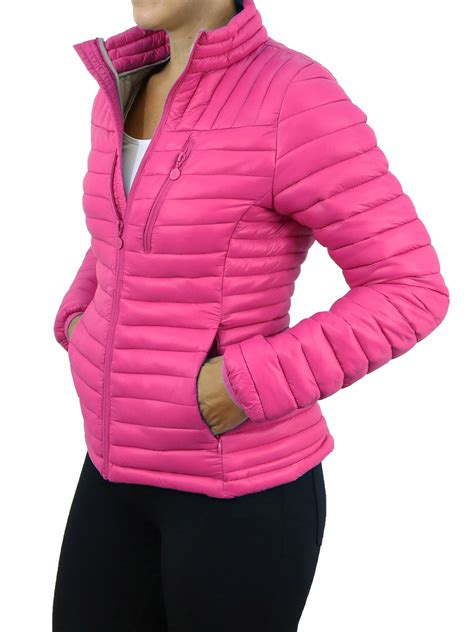 GBH - Womens Lightweight Puffer Jackets Water Resistant Polyester ...
