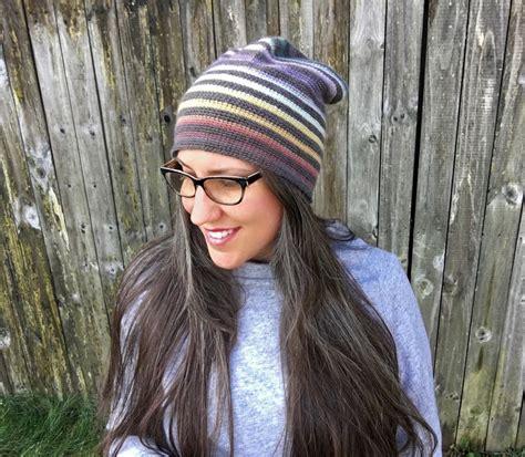 All Ages Very Versatile Striped Beanie