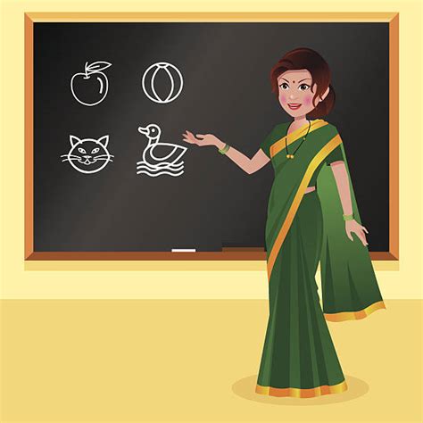 Indian Teacher Illustrations Royalty Free Vector Graphics And Clip Art