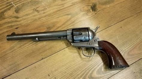 Antique Colt Model Saa Peacemaker Handgun At The Eddie Vannoy