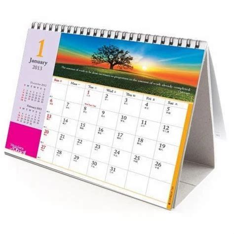 Table Calendar Printing Service At Rs 250service In Chennai Id