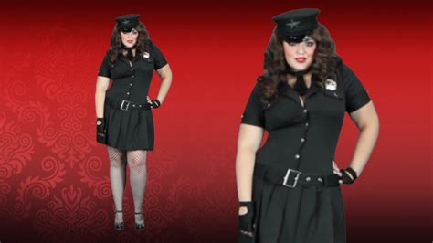 Plus Size Arresting Officer Halloween Costume Youtube
