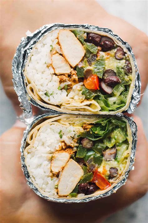 Copycat Chipotle Chicken Burrito Easy Chicken Recipes