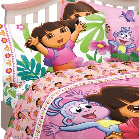 111 results for dora the explorer bed set. Dora Explorer Run Skip Jump Full-Double Bed Sheets Set ...