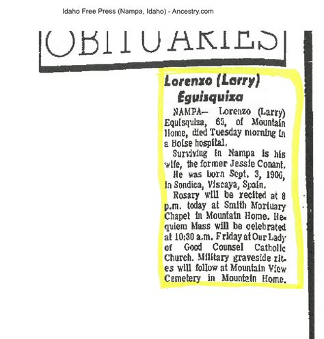 Lorenzo "Larry" Eguisquiza - The Basque Museum & Cultural Center