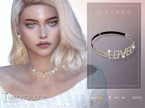 S Club Ts4 Ll Necklace 202102 The Sims 4 Catalog