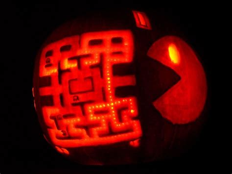 Take A Look At This Genius Pacman Pumpkin Carving Pumpkin Carving