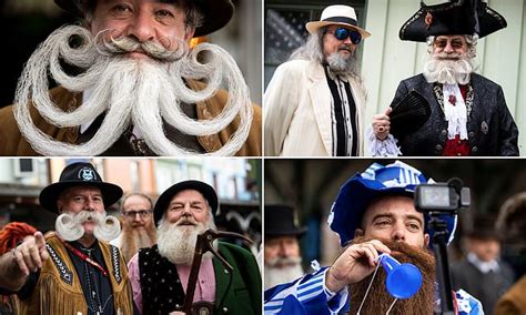 Men Descend On Bavarian Town To Try Their Luck In Germany S Annual Moustache And Beard Olympics