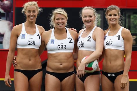 team gb womens beach volleyball team denise johns lu… flickr