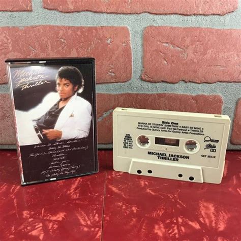 Michael Jackson Thriller Cassette Tape Album 1982 Randb Soul Etsy