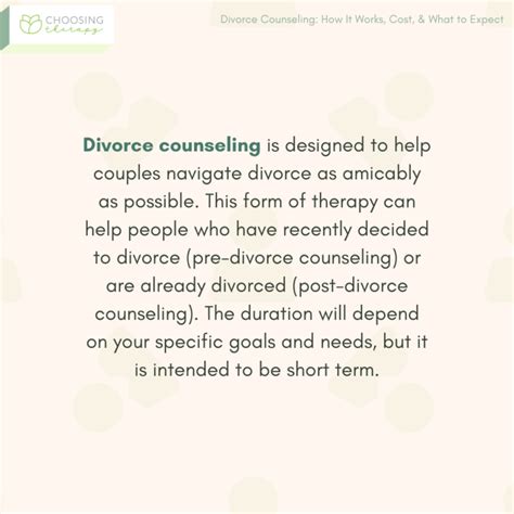 divorce counseling how it works cost and what to expect choosing therapy