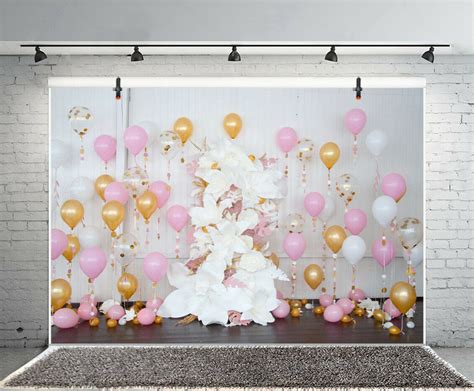 Birthday party baby shower decoration balloons transparent latex anniversary. Balloons Party Decor 7x5ft Birthday Baby Shower ...
