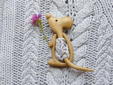 Wooden Mouse Shawl Pin Shawl Stick Sweater Clips Brooch Etsy Scroll