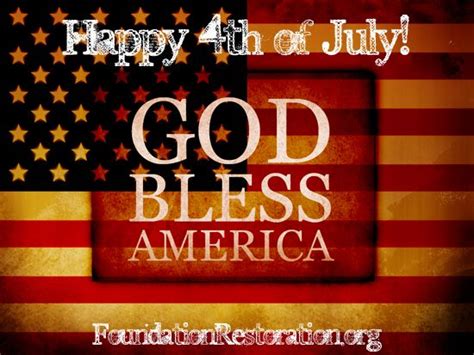 Happy 4th Of July God Bless America Festive Ities Pinterest