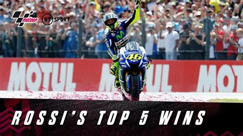 Valentino Rossi S Top Five MotoGP Wins His Most Thrilling Battles And Mind Blowing