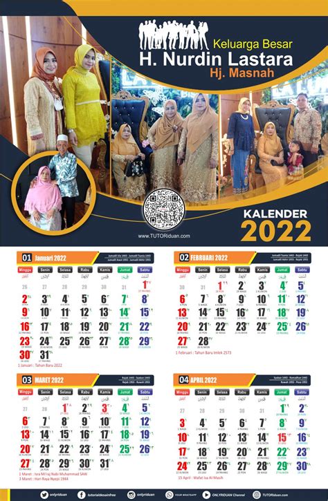 Contoh Desain Calendar Sekolah 2022 Imagesee