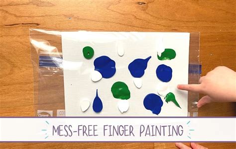 Mess Free Finger Painting Your Child Will Love Glad To Be Mama