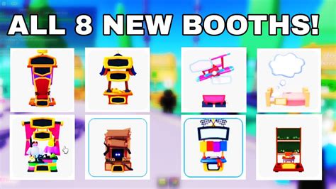 how to get all 8 new booths in pls donate youtube