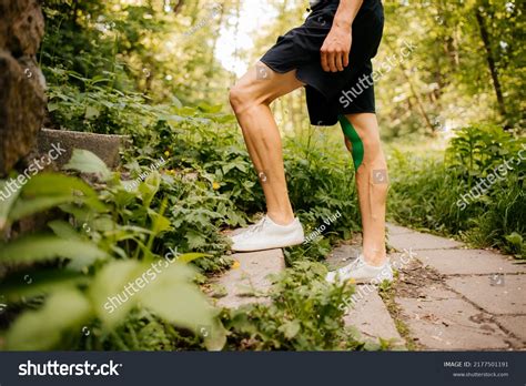 Athletes Sinewy Legs On Steps Stock Photo 2177501191 Shutterstock