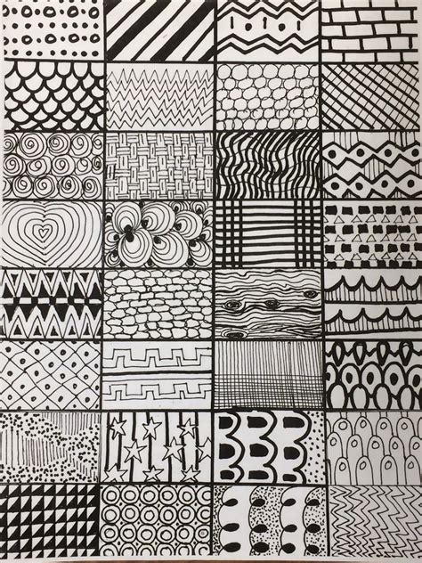 What Patterns Can You Make With Lines Dibujos Zentangle Art Zentangle
