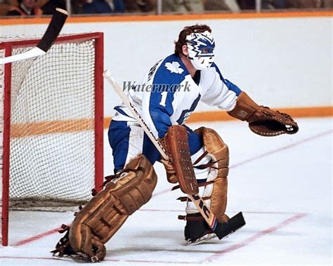 Nhl Toronto Maple Leafs Goalie Jim Rutherford Game Action Color 8 X 10
