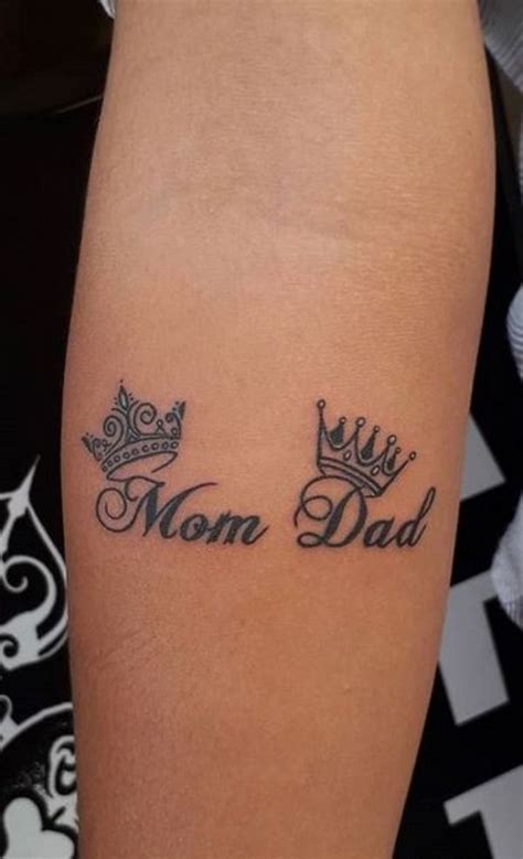 40 Meaningful Mom And Dad Tattoos If You Really Love Em Tattoos For