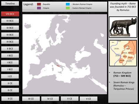 Animated Timeline The Rise And Fall Of The Roman Empire Interactive