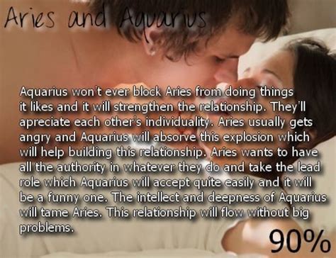 Both of you resist authority. Aries Aquarius | Aries and aquarius, Aquarius relationship ...