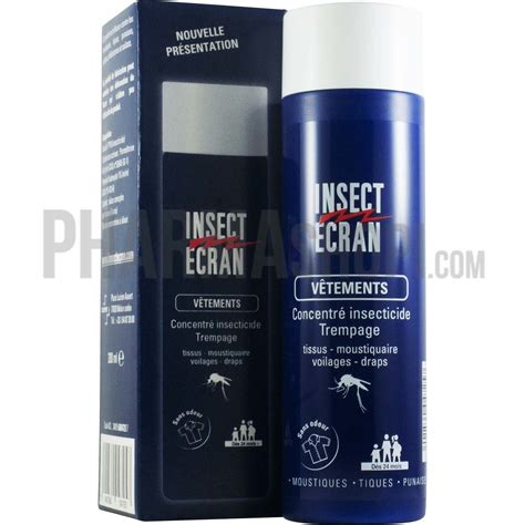 Insect Ecran V Tements Concentr Insecticide Trempage Spray De Ml