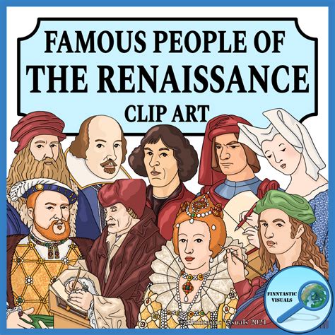 Famous People Of The Renaissance Clip Art Made By Teachers