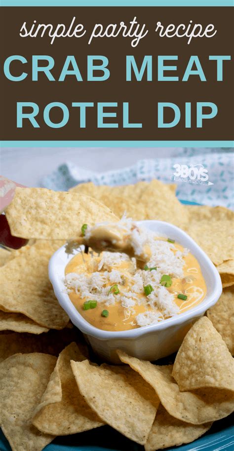 We did not find results for: Crab Dip With RoTel Tomatoes Recipe - 3 Boys and a Dog