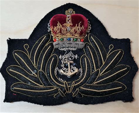 1960s Royal Australian Navy Chaplain Officers Uniform Cap Badge Ran