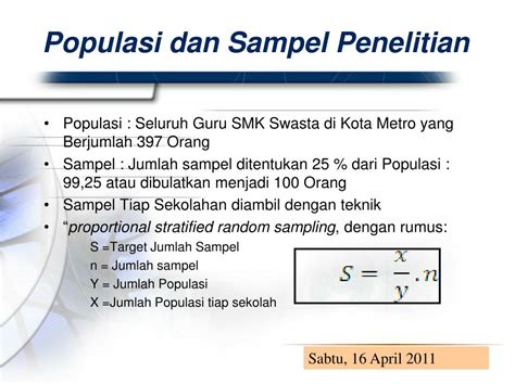 Contoh Populasi Dan Sampel Dalam Penelitian Kuantitatif Mudah Riset