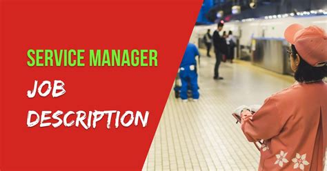 See customer service job descriptions for a resume. Service Manager Job Description - Duties ...