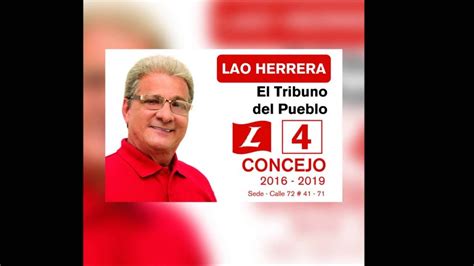 Lao Herrera Concejo De Barranquilla 2016 2019 Marca L4 Partido