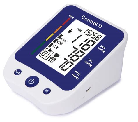 Control D Premium Usb Port Bp Monitor Automatic Oscillometric Digital