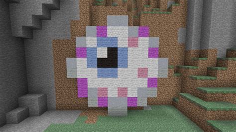 Minecraft Pixel Art EyeBall YouTube