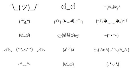 The Coolest Text Emoticons For You To Copy And Paste ¯ツ¯