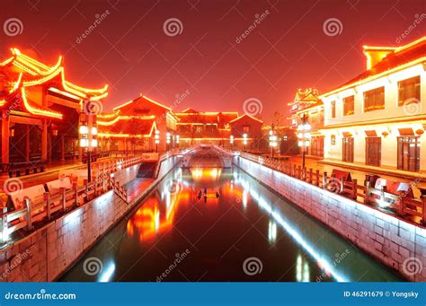 Water Street Night Editorial Stock Image Image Of Building 46291679